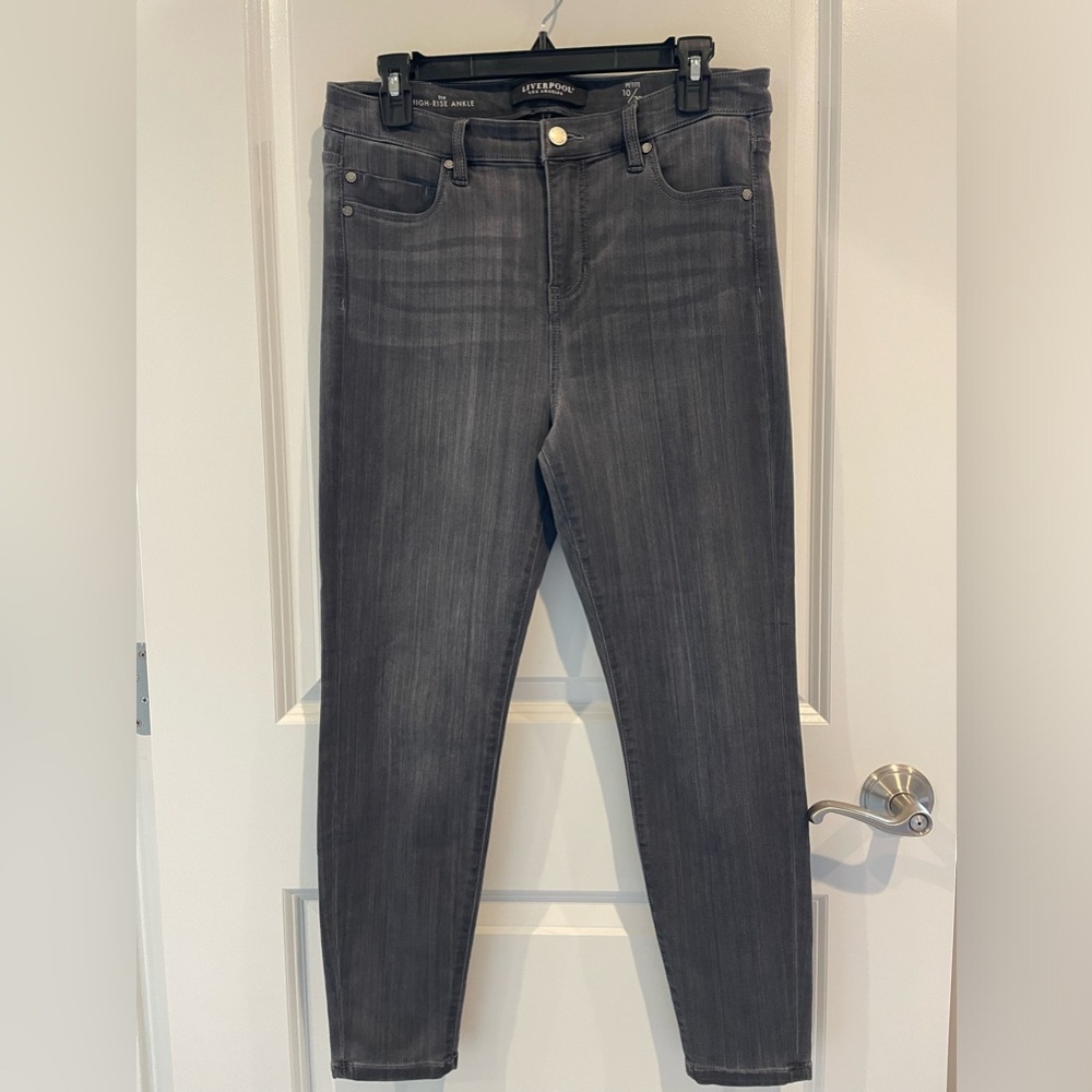 Liverpool Jeans High Rise Ankle Skinny Jeans Petite 10/30